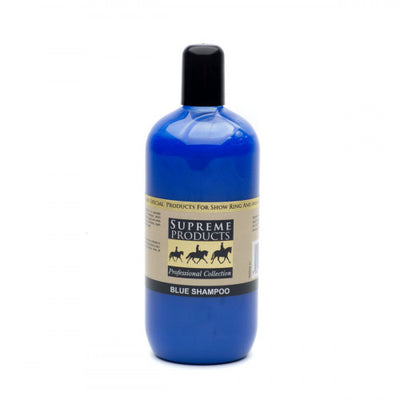 Supreme Products Blue Shampoo bottle for horses