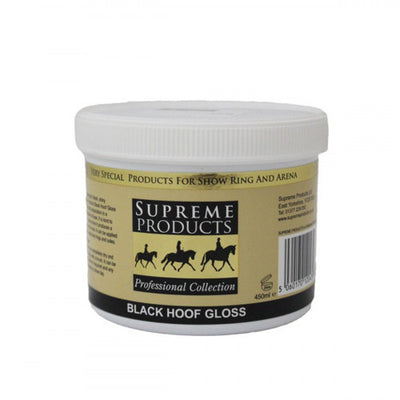 Supreme Products black hoof gloss for horses