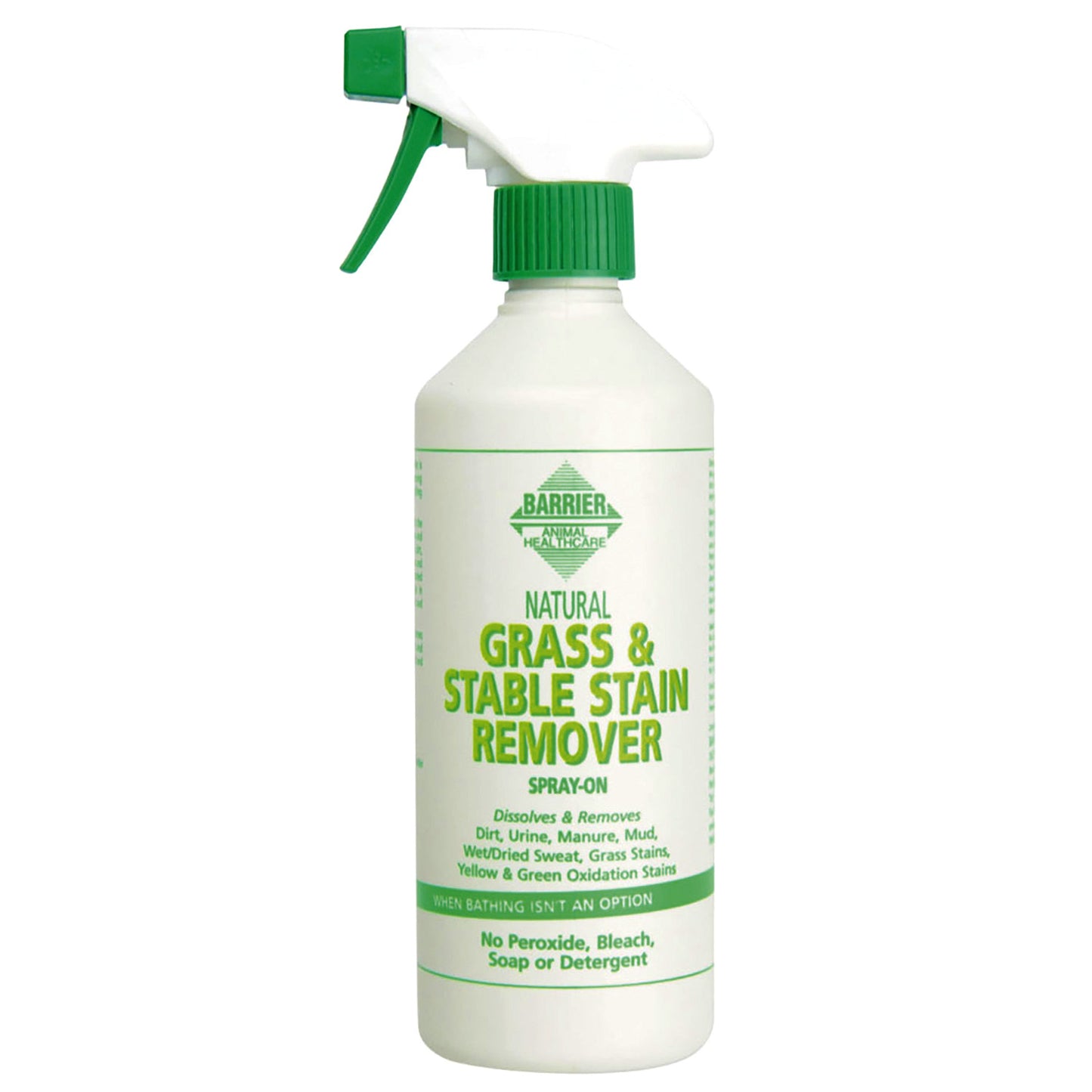 Barrier grass and stable stain remover spray bottle
