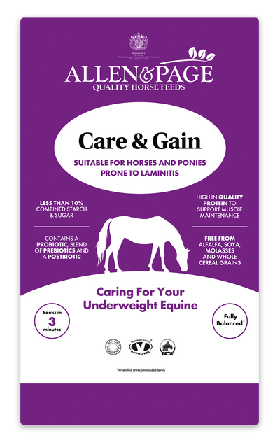 Allen & Page Care-Gain weight gain feed bag for horses