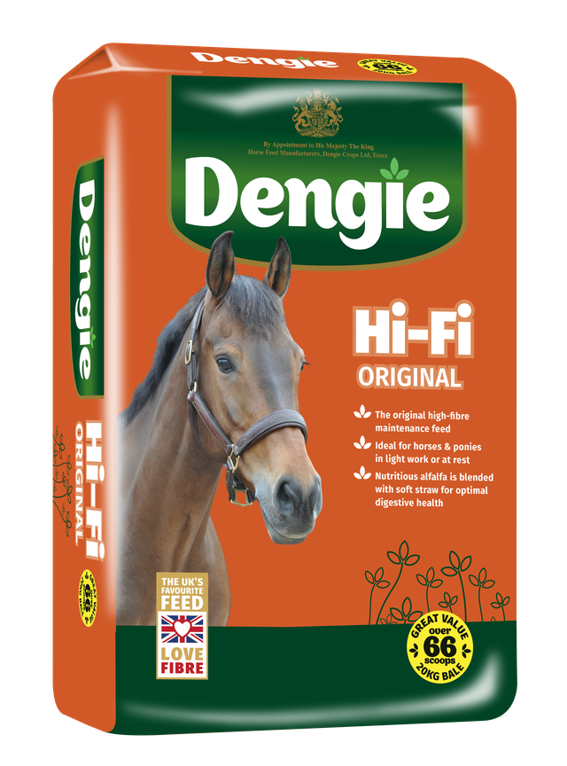 Dengie Hi-Fi Original 20kg high fibre low sugar horse chaff feed
