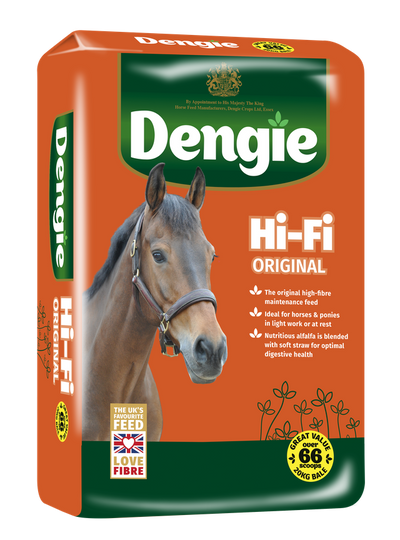 Dengie Hi-Fi Original 20kg high fibre low sugar horse chaff feed