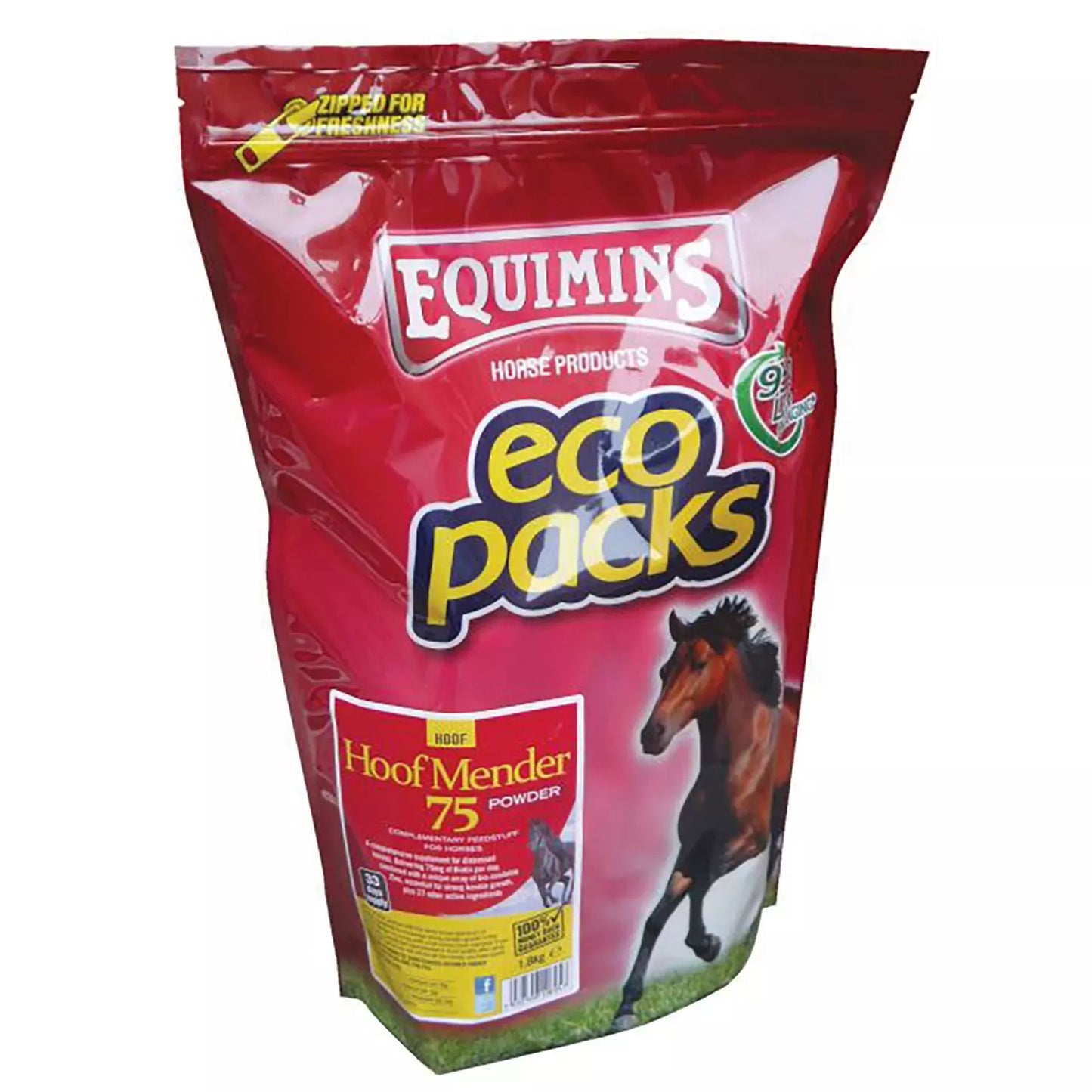 Horse hoof supplement Equimins Hoof Mender 75 bag