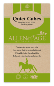 Allen & Page Quiet Cubes 20 kg bag low-starch calming feed
