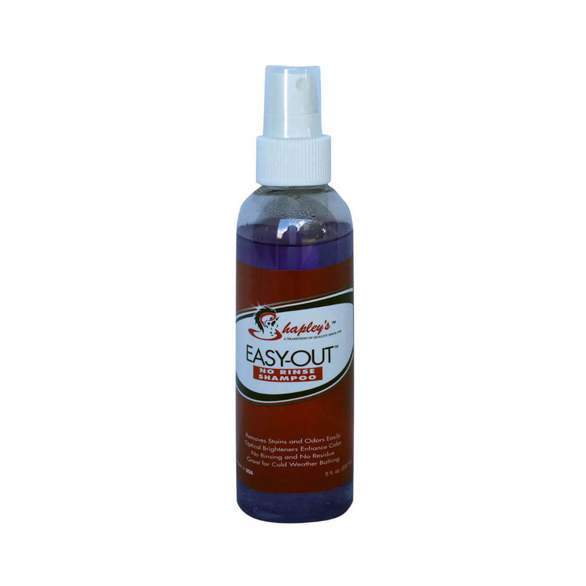 Shapley’s Easy-Out No Rinse Shampoo bottle 8oz