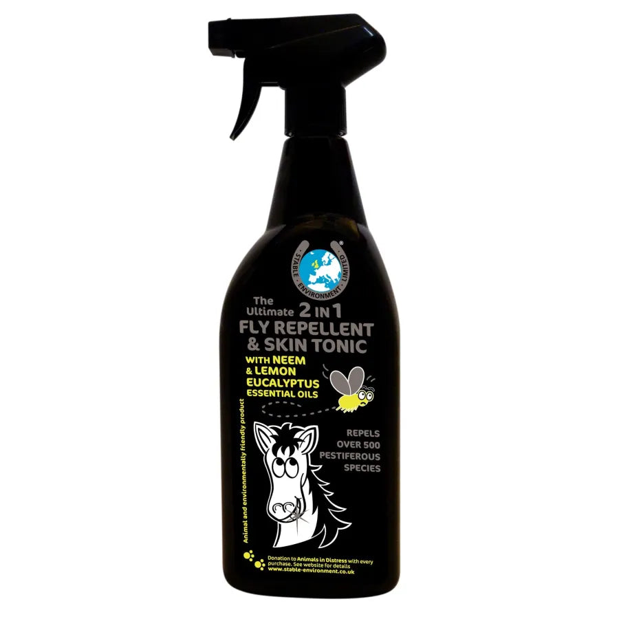 Stable Environment Ultimate 2-in-1 Fly Repellent & Skin Tonic 500ml spray