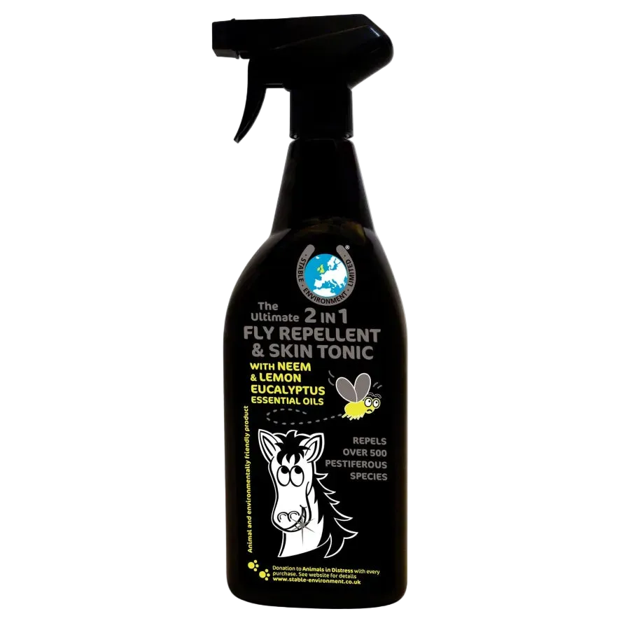 Stable Environment Ultimate 2-in-1 Fly Repellent & Skin Tonic 500ml spray