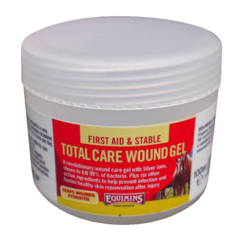 Equimins Wound Gel Total Care 100 ml tub for equine first aid
