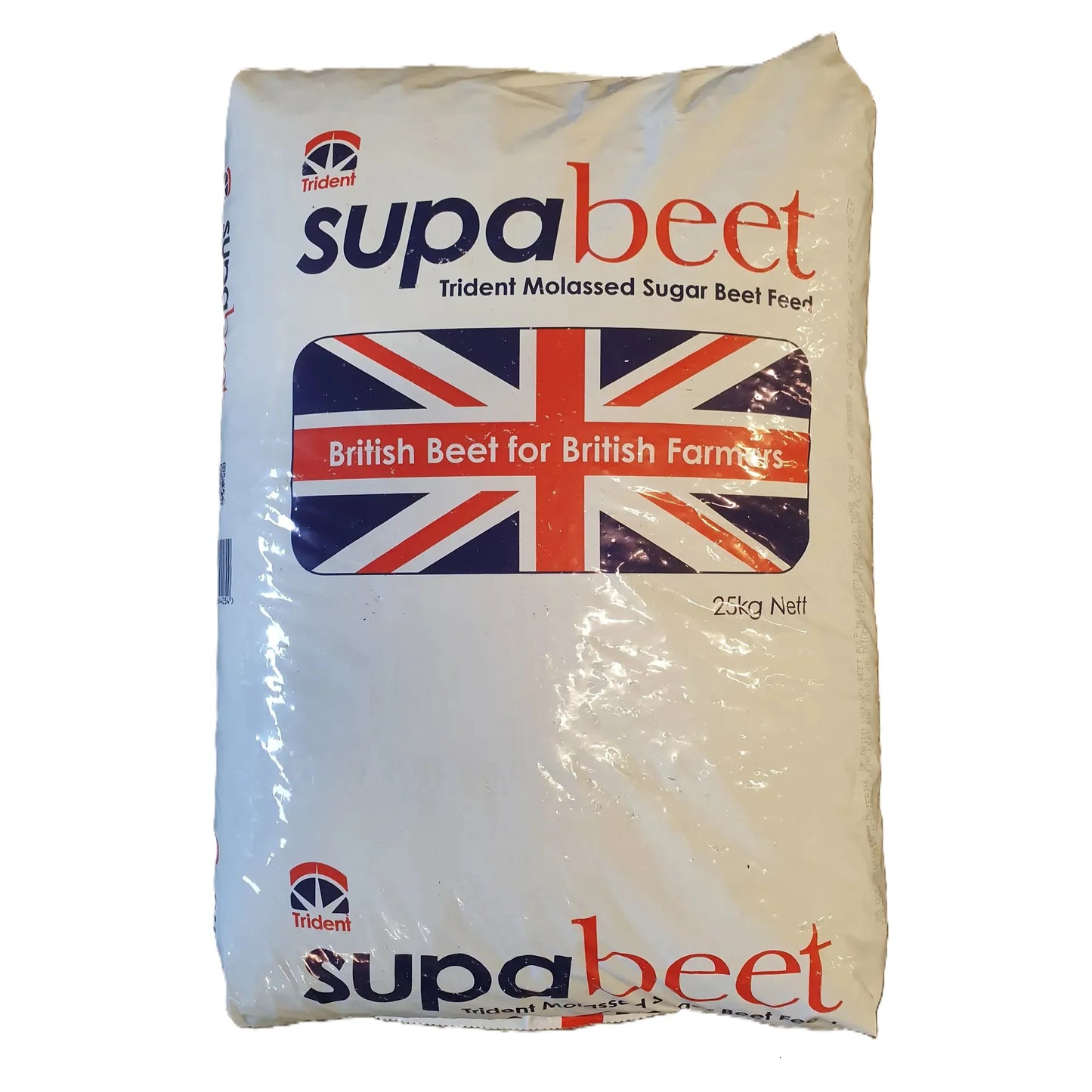 Trident Supabeet Pellets 25kg fast soaking beet pulp horse feed bag