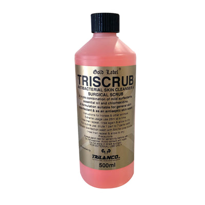 Gold Label Triscrub antibacterial skin cleanser for horses