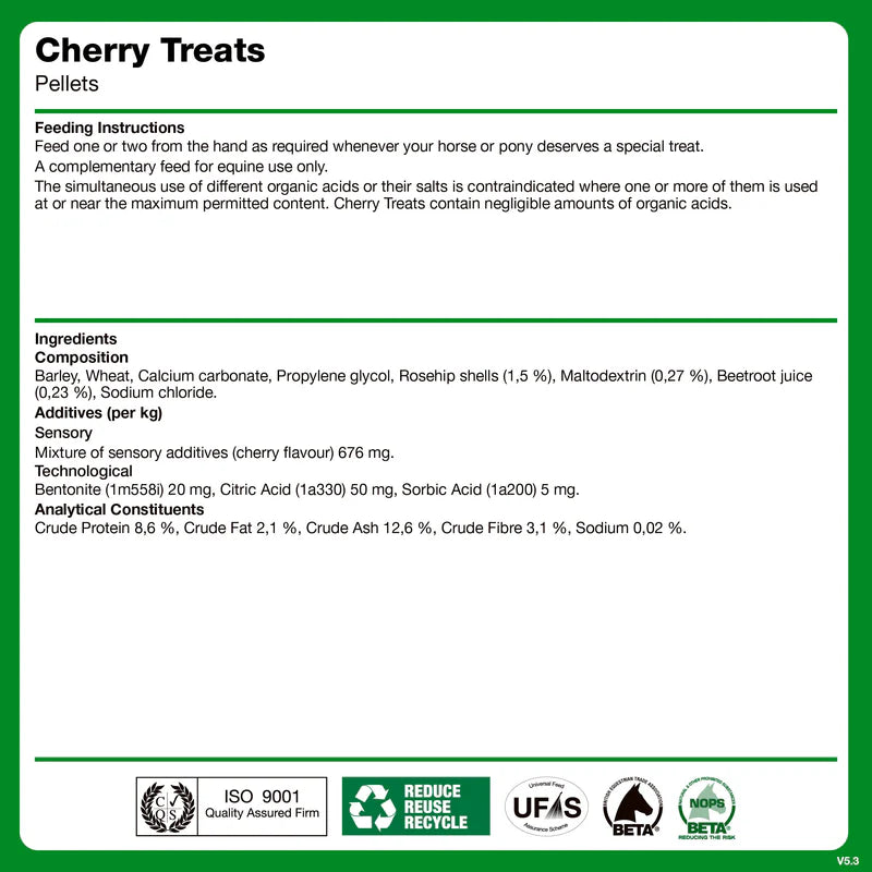 NAF Cherry Treats ingredients