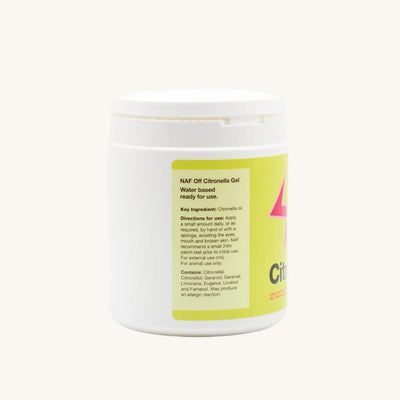 NAF Off Citronella Gel 750g tub for horses directions