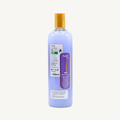 NAF Lavender Wash 500ml bottle for horses directions