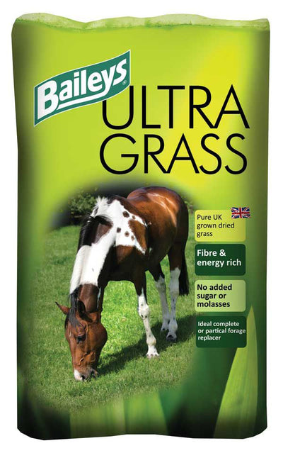 Baileys Ultra Grass high-fibre dried grass forage for horses