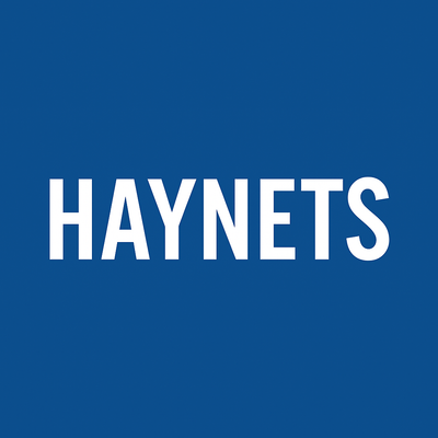 HAYNETS category header text on blue background for equestrian store.