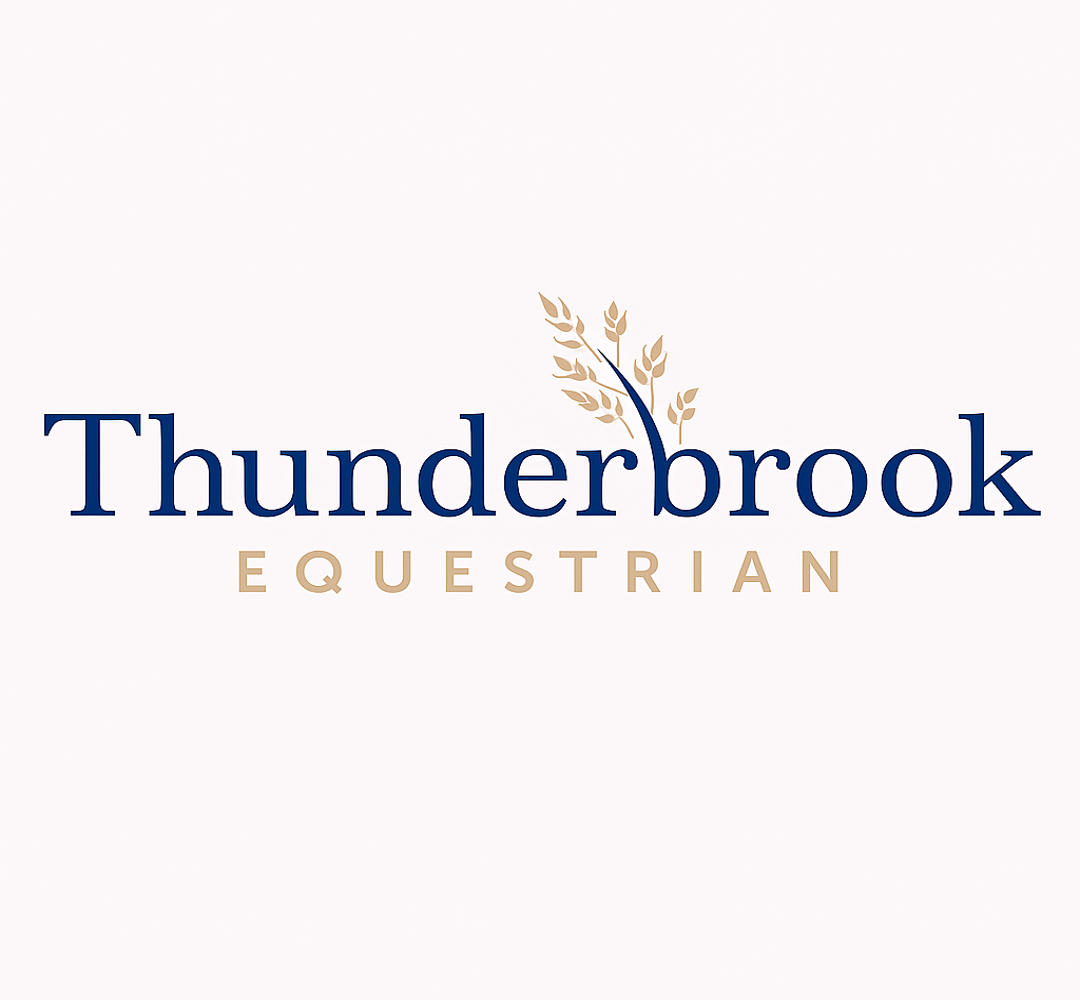 Thunderbrook Equestrian horse feed brand logo