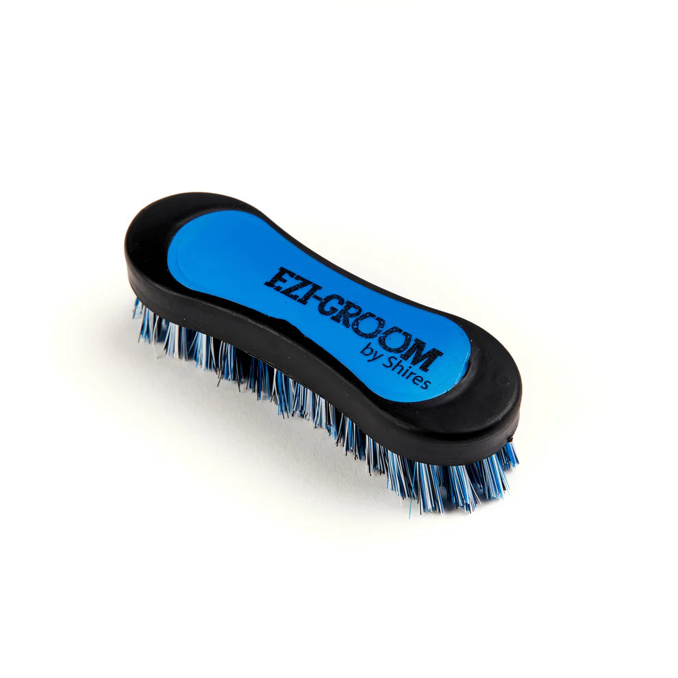 Shires EZI-GROOM Grip Face Brush blue