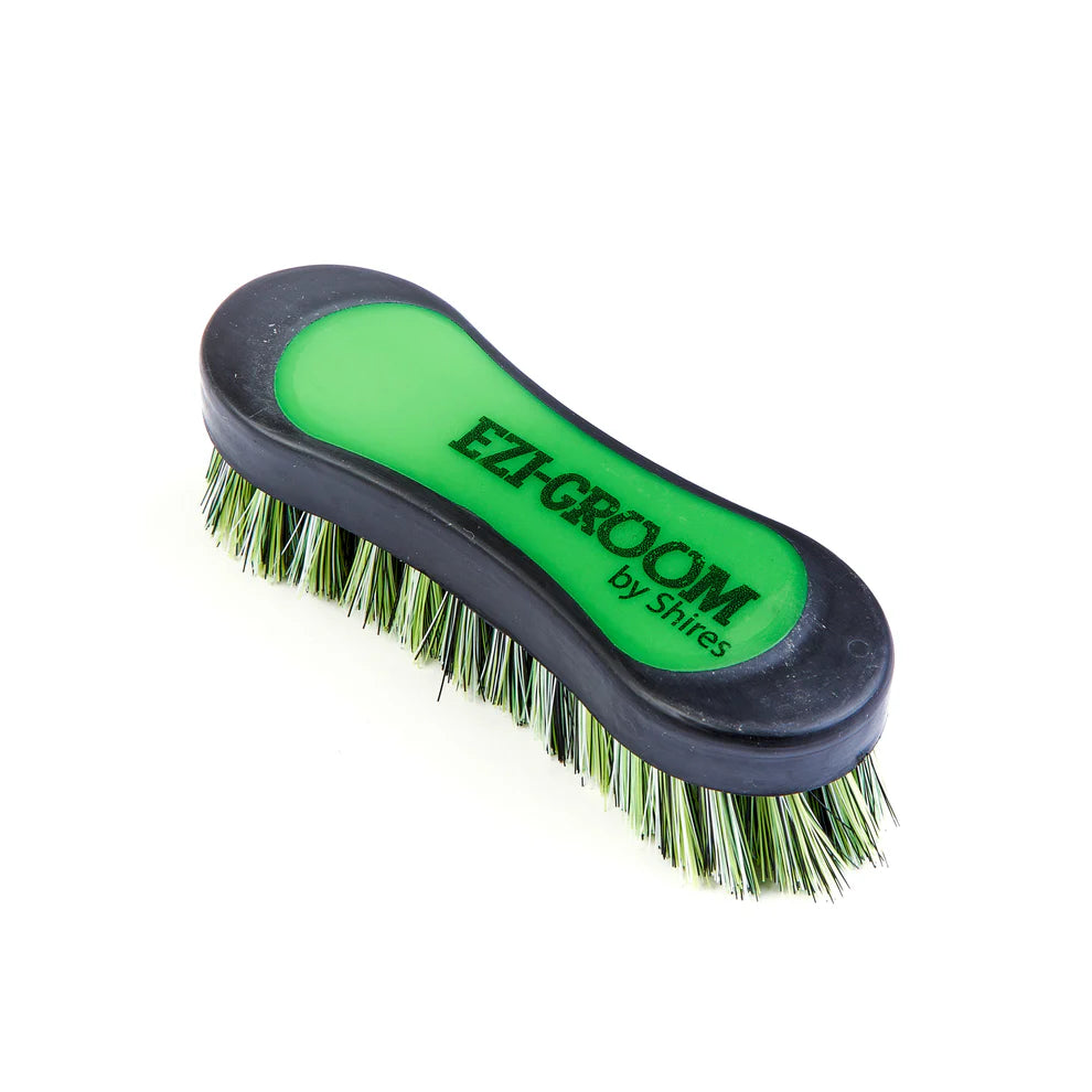 Shires EZI-GROOM Grip Face Brush lime