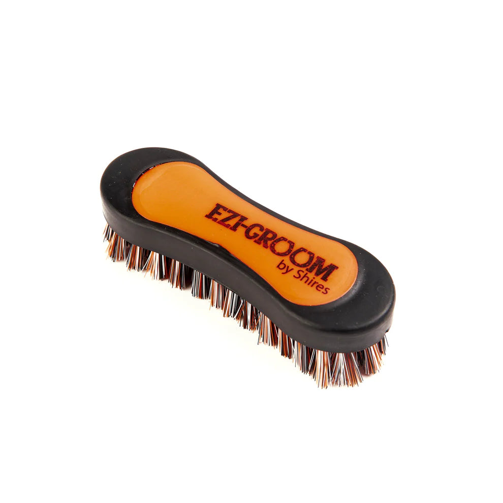 Shires EZI-GROOM Grip Face Brush orange
