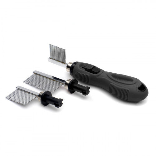 Quarter marking comb with interchangeable heads