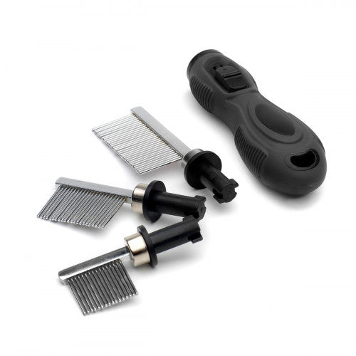 Quarter marking comb with interchangeable heads
