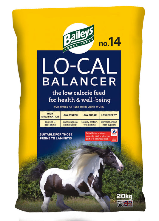 Bag of Baileys No.14 Lo-Cal Balancer – Low Calorie Horse Feed – 20kg