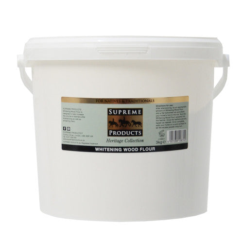 Supreme Products Whitening Wood Flour tub