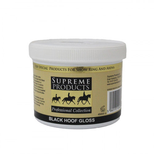 Supreme Products black hoof gloss for horses