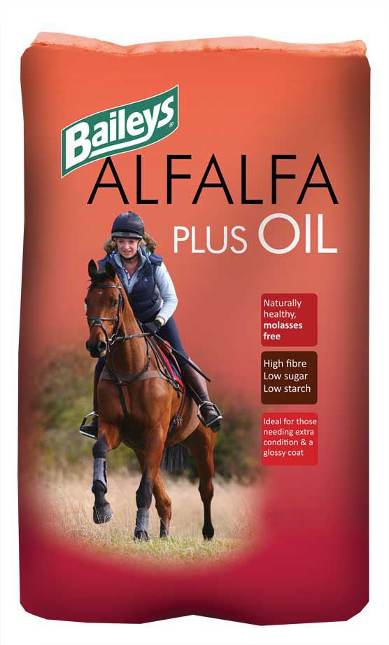 Baileys Alfalfa Plus Oil 20kg high-fibre horse feed with added oil