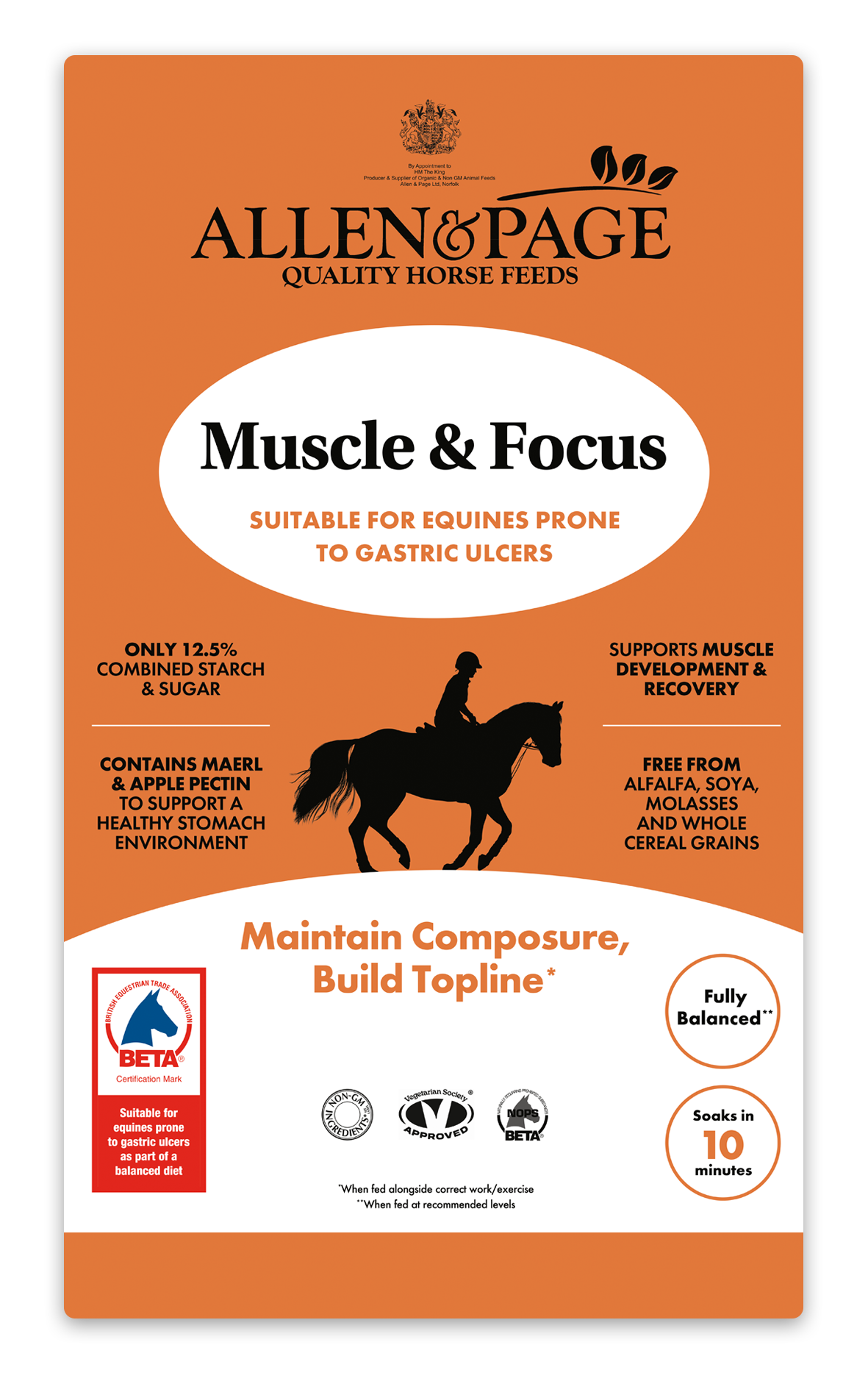 Allen & Page Muscle Focus high-protein feed bag