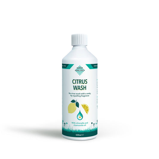 Barrier Citrus Wash bottle for horses