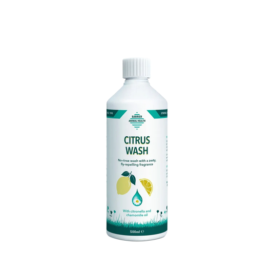 Barrier Citrus Wash — Natural No-Rinse Horse Wash with Citronella