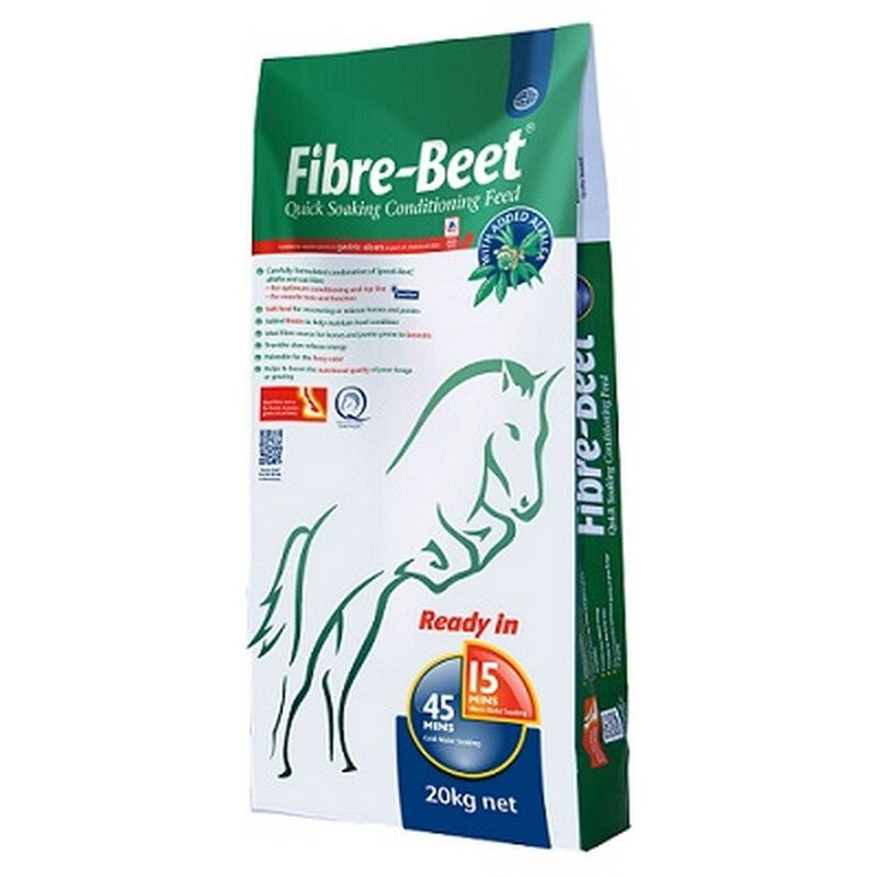 Fibre-Beet horse feed bag on a white background