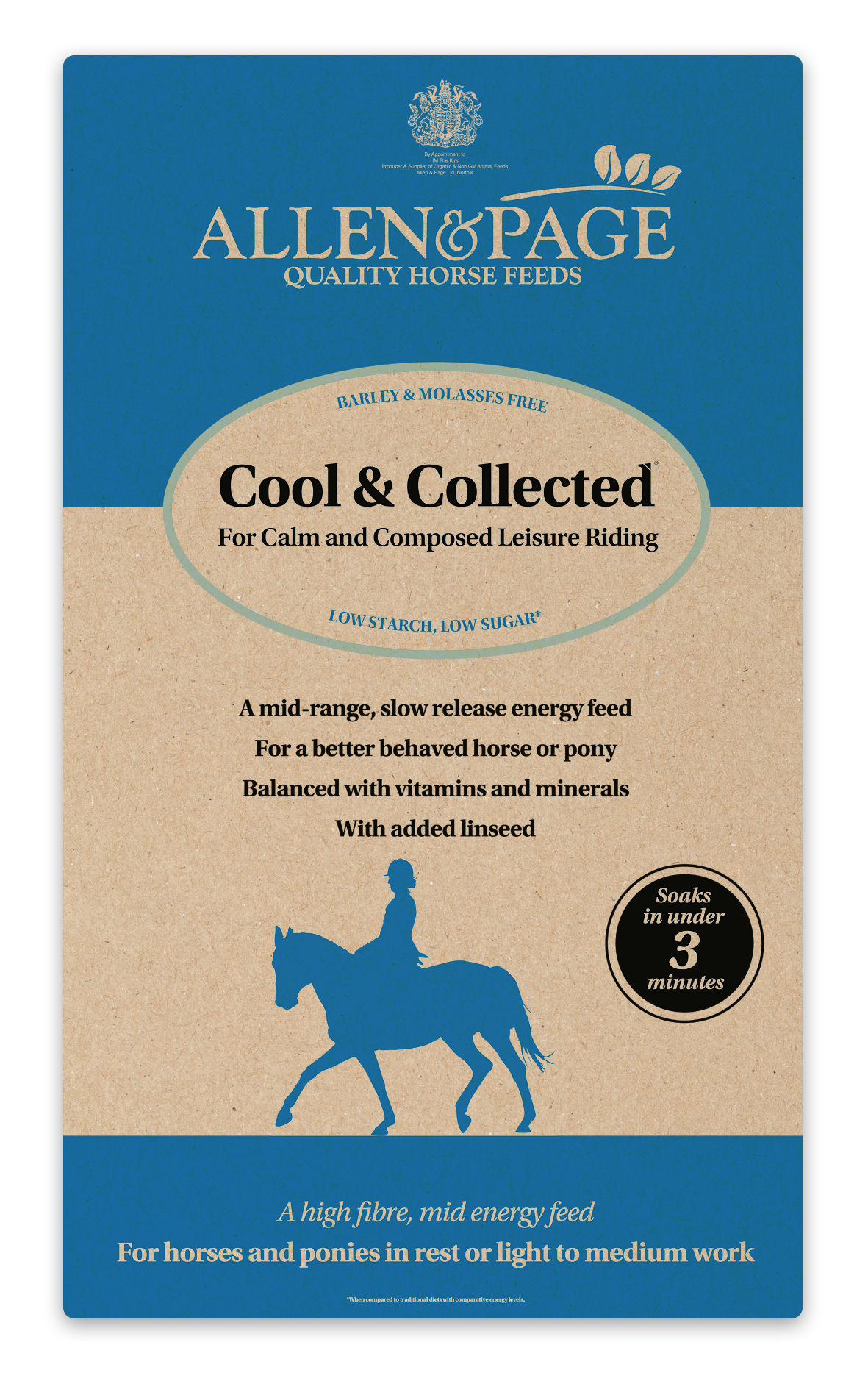 Allen & Page Cool & Collected feed bag 20 kg