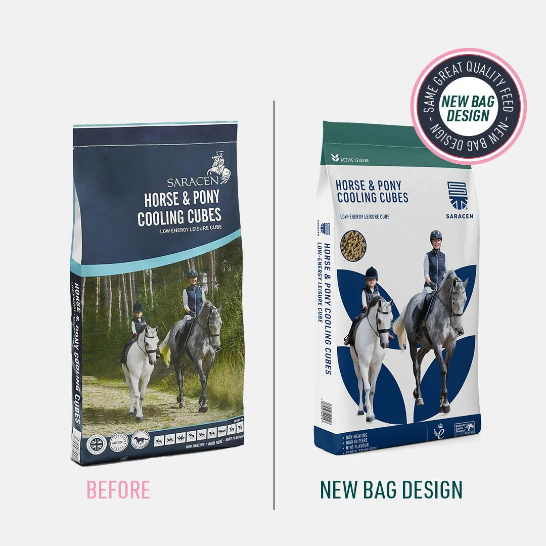 Graphic showing old and new packaging