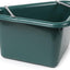 Shires EZI-KIT Corner Manger plastic frost-proof stable corner feed tub with anti-waste bars, shown in green