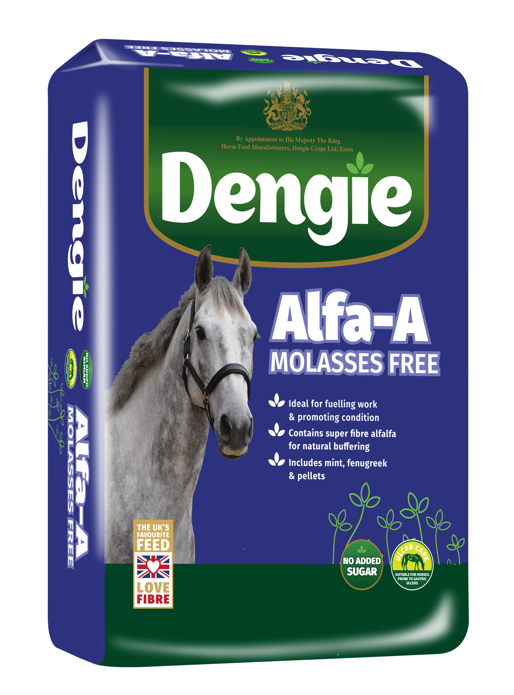 Dengie Alfa-A Molasses Free 20kg low sugar alfalfa horse feed