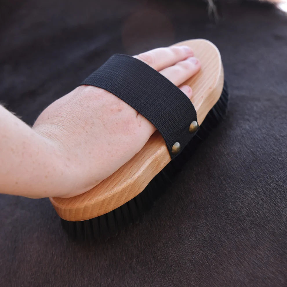 EZI-GROOM finishing brush for horses