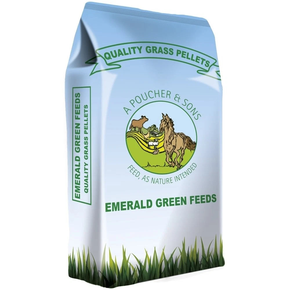 Emerald Green Grass Pellets 20kg high fibre low sugar horse feed