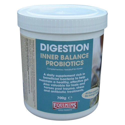 Equimins Probiotics Inner Balance supplement tub for horses