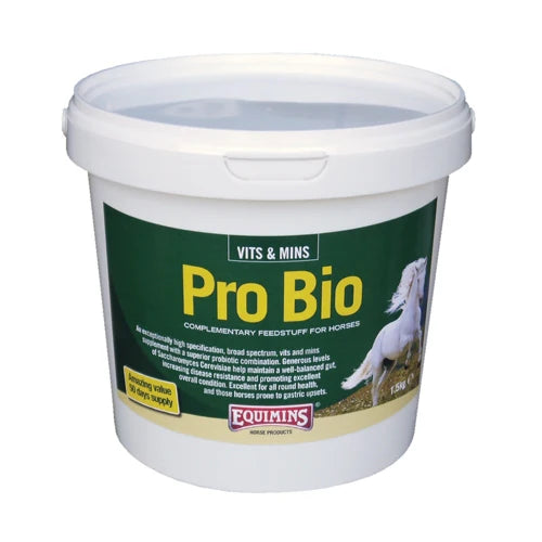 Equimins Pro-Bio Supplement tub for horses