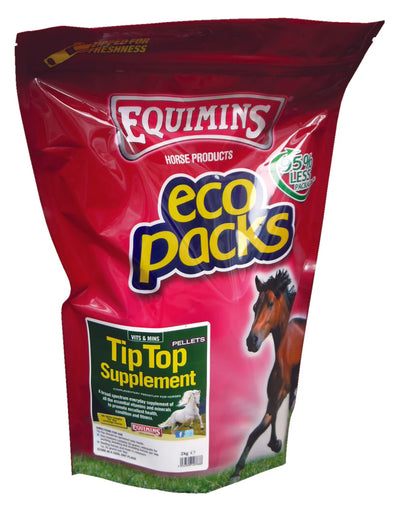Horse vitamin and mineral supplement pellets from Equimins