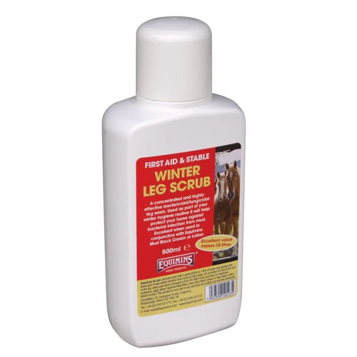 Equimins Winter Leg Scrub Concentrate 500 ml bottle