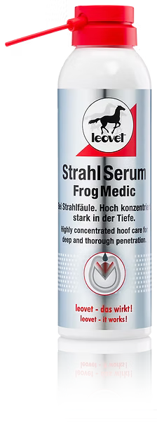 Leovet FrogMedic thrush hoof care spray for horses