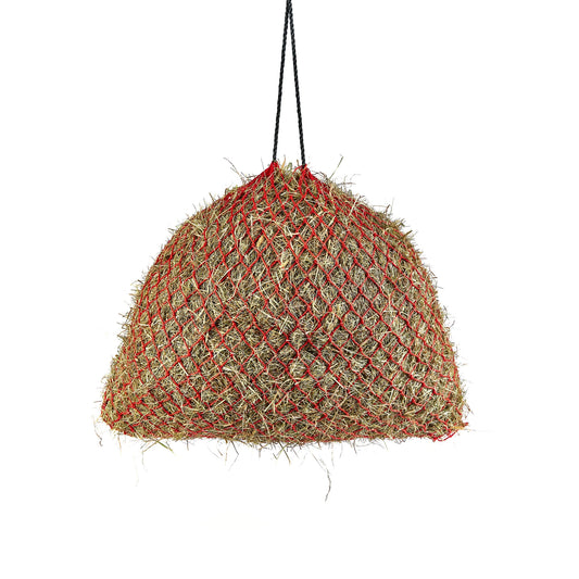 Shires Greedy Feeder Net 30-inch slow-feed hay net for horses and ponies