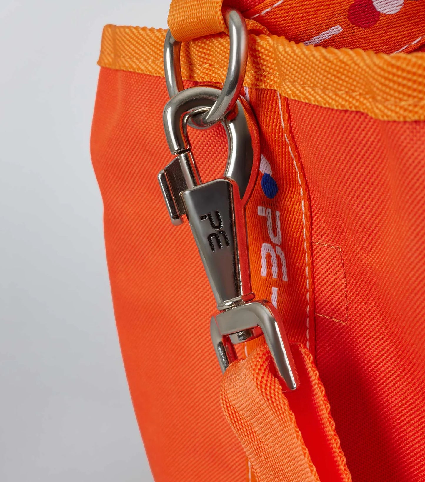 Close up of clasp on Premier Equine grooming bag