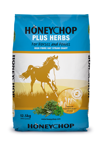 Molasses-free herbal forage mix for horses Honeychop Plus & Herbs