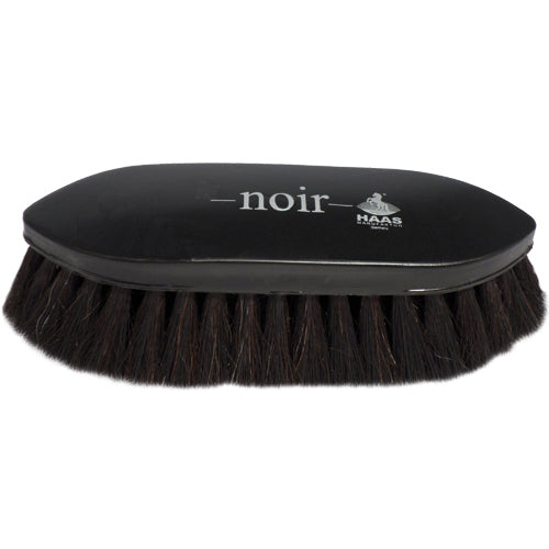 Haas Noir Coat Brush Large soft horse body grooming brush