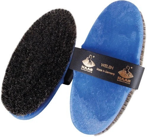 Haas Welsh Grooming Brush soft natural fibre horse brush
