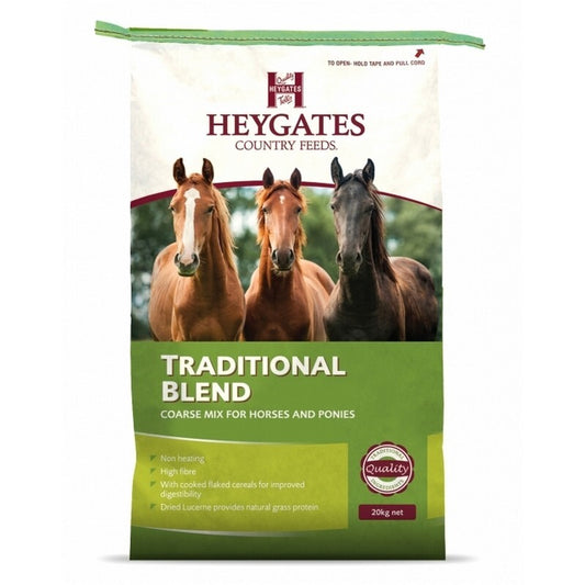 Bag of Heygates Traditional Blend Horse Coarse Mix 20 kg